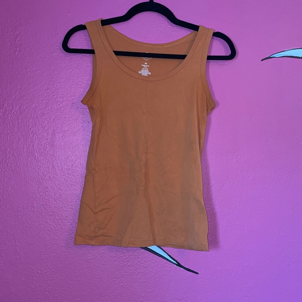 St. John's Bay Orange Tank Top